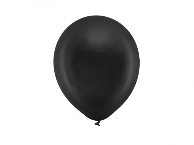 Rainbow Balloons 23cm metallic black (Set 10 bucati)