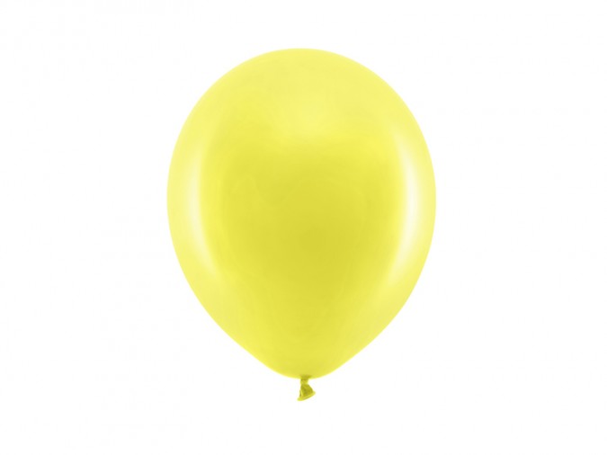 Rainbow Balloons 23cm pastel yellow (Set 10 bucati)