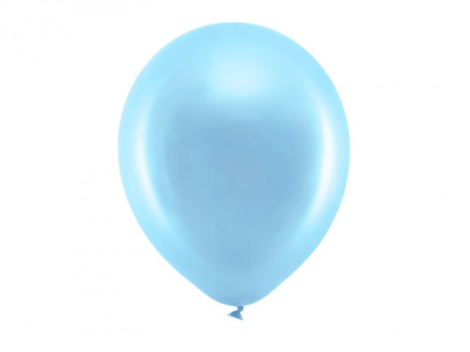 Rainbow Balloons 30cm metallic blue (Set 10 bucati)