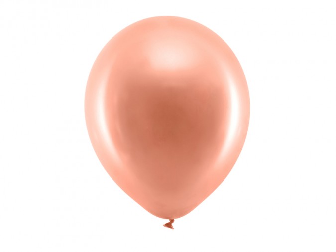 Rainbow Balloons 30cm matellic rose gold (1 pkt / 100 pc.)