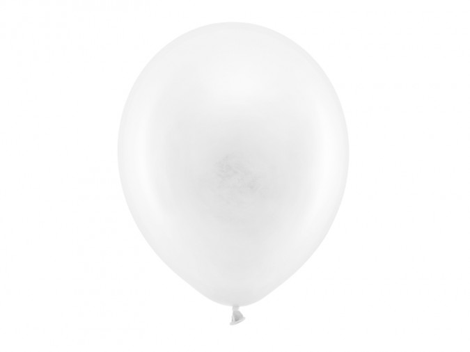 Rainbow Balloons 30cm pastel white (Set 10 bucati)