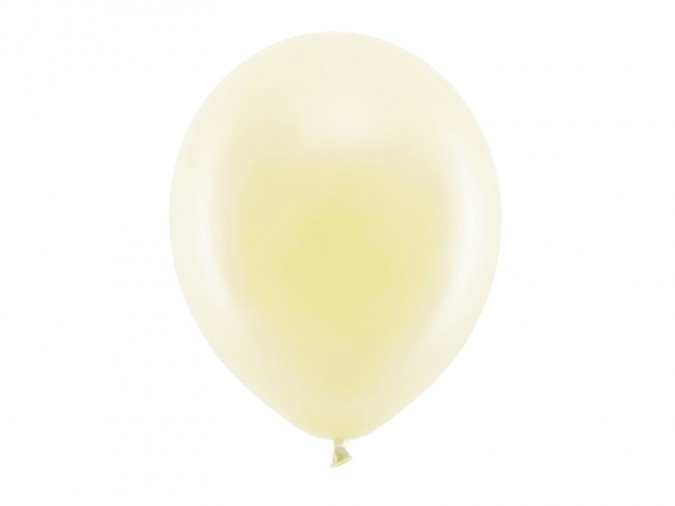 Rainbow Balloons 30cm pastel cream (Set 100 bucati)