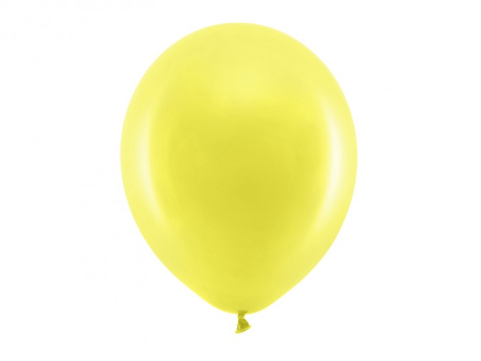 Rainbow Balloons 30cm pastel yellow (Set 100 bucati)