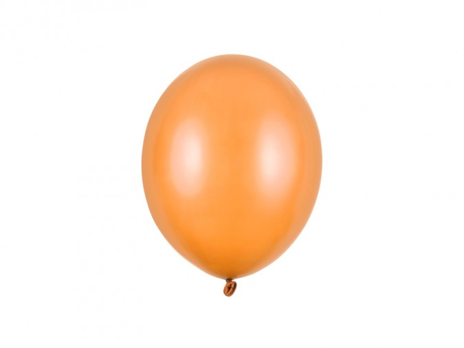 Strong Balloons 23cm Metallic Mandarin Orange (1 pkt / 100 pc.)