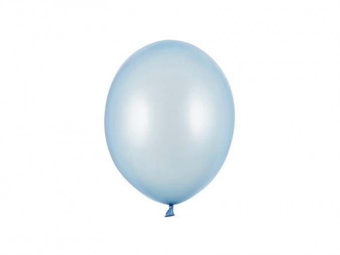 Strong Balloons 23cm Metallic Baby Blue (1 pkt / 100 pc.)
