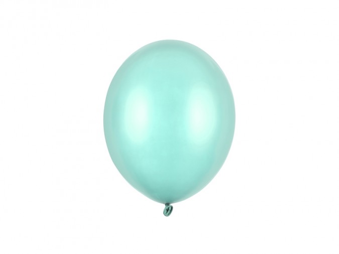 Strong Balloons 23cm Metallic Mint Green (1 pkt / 100 pc.)