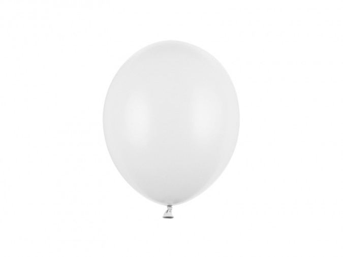 Strong Balloons 23cm Pastel Pure White (1 pkt / 50 pc.)