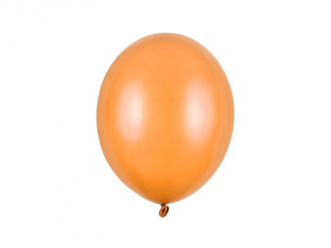 Strong Balloons 27cm Metallic Mandarin Orange (1 pkt / 10 pc.)