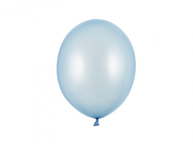 Strong Balloons 27cm Metallic Baby Blue (1 pkt / 10 pc.)