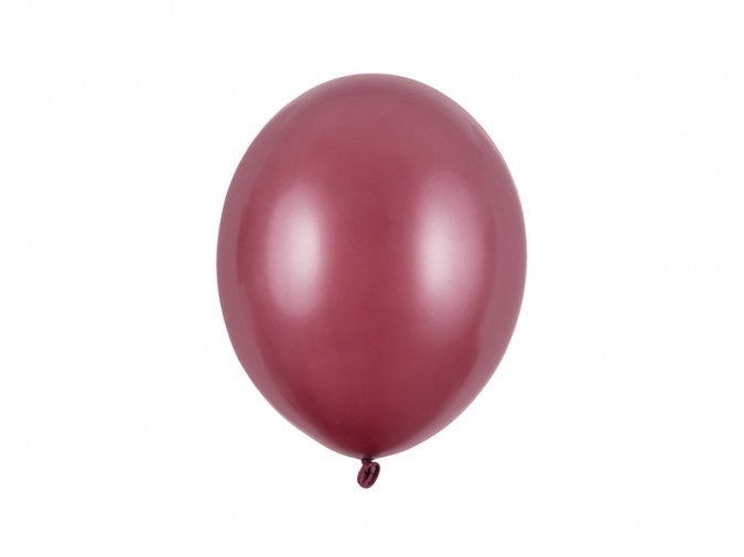 Strong Balloons 27cm Metallic Maroon (1 pkt / 10 pc.)