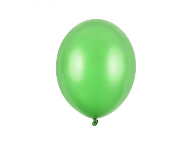 Strong Balloons 27cm Metallic Bright Green (1 pkt / 10 pc.)