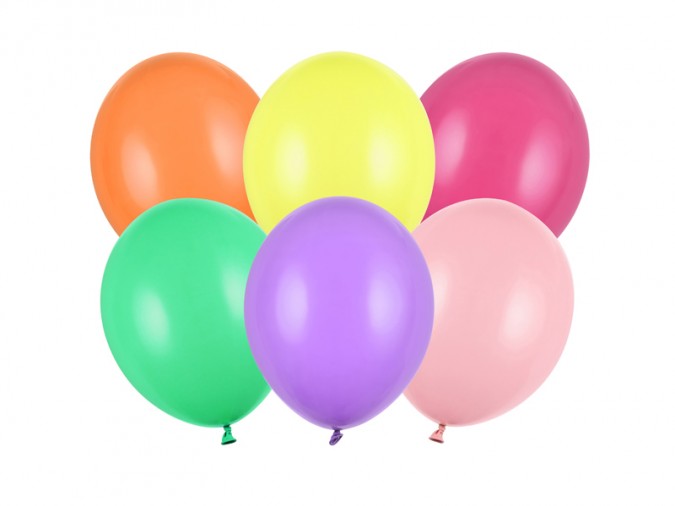 Strong Balloons 27cm Pastel Mix (1 pkt / 10 pc.)