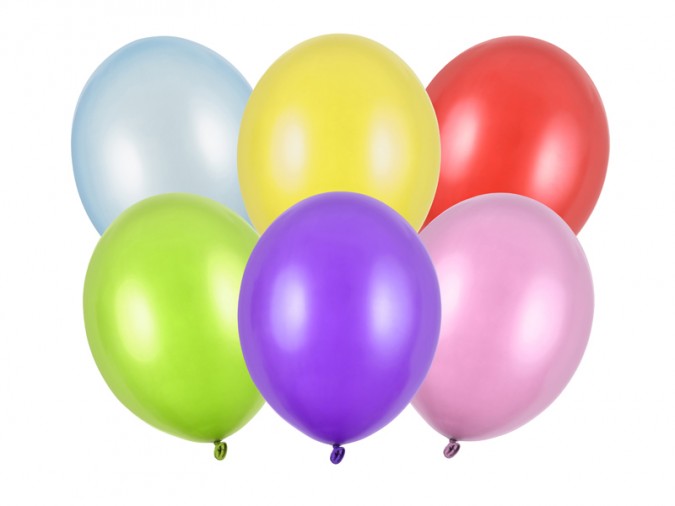 Strong Balloons 30cm Metallic Mix (1 pkt / 10 pc.)