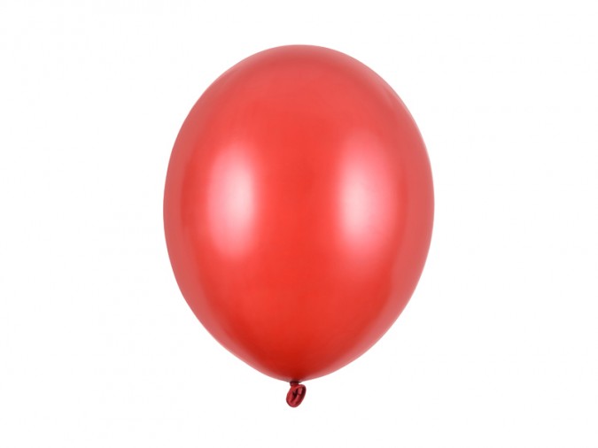 Strong Balloons 30cm Metallic Poppy Red (1 pkt / 50 pc.)