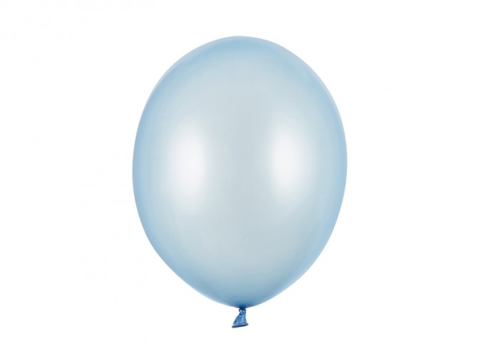 Strong Balloons 30cm Metallic Baby Blue (1 pkt / 10 pc.)