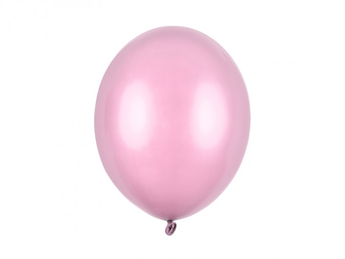 Strong Balloons 30cm Metallic Candy Pink (Set 100 bucati)