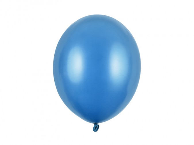 Strong Balloons 30cm Metallic Caribbean Blue (Set 10 bucati)