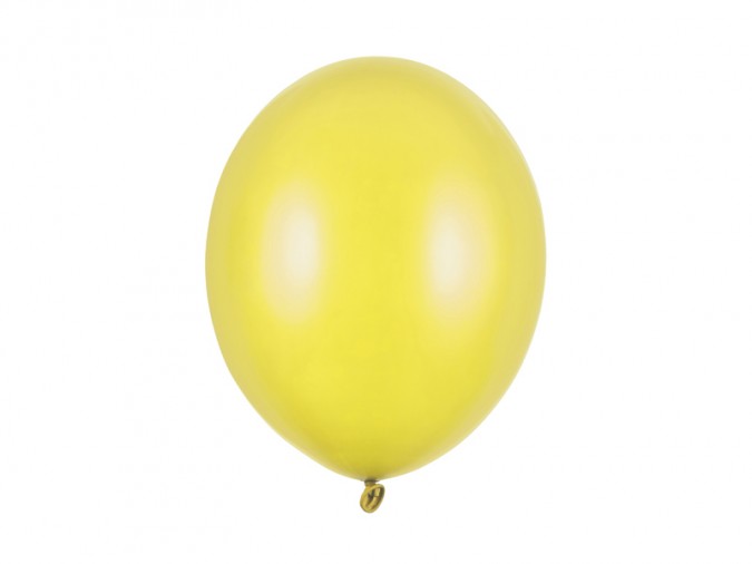 Strong Balloons 30cm Metallic Lemon Zest (1 pkt / 10 pc.)