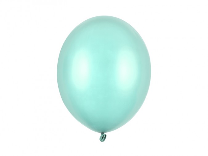 Strong Balloons 30cm Metallic Mint Green (Set 10 bucati)