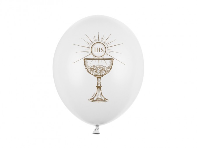 Balloons 30cm IHS Pastel Pure White (1 pkt / 50 pc.)