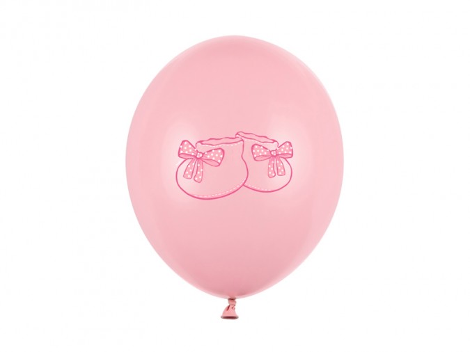 Balloons 30cm Bootee Pastel Baby Pink (1 pkt / 50 pc.)