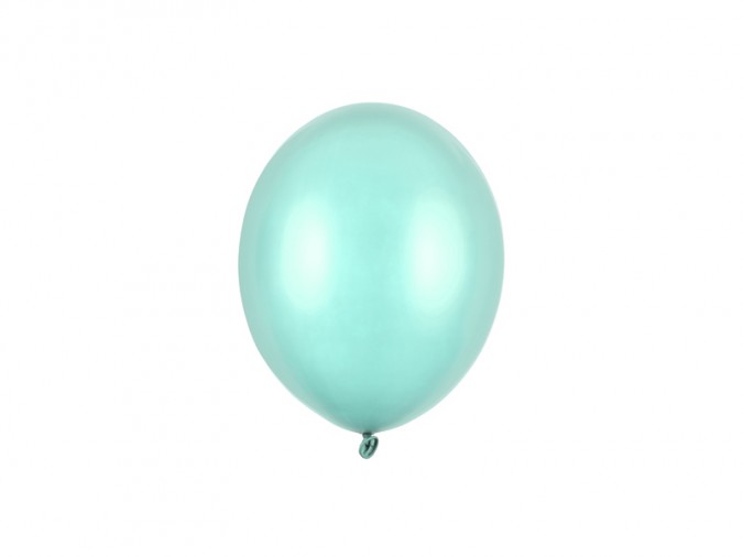 Strong Balloons 12cm Metallic Mint Green (1 pkt / 100 pc.)