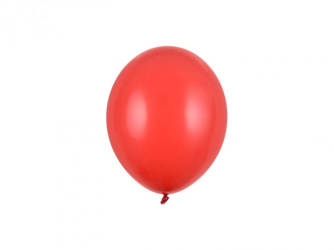 Strong Balloons 12cm Pastel Poppy Red (1 pkt / 100 pc.)