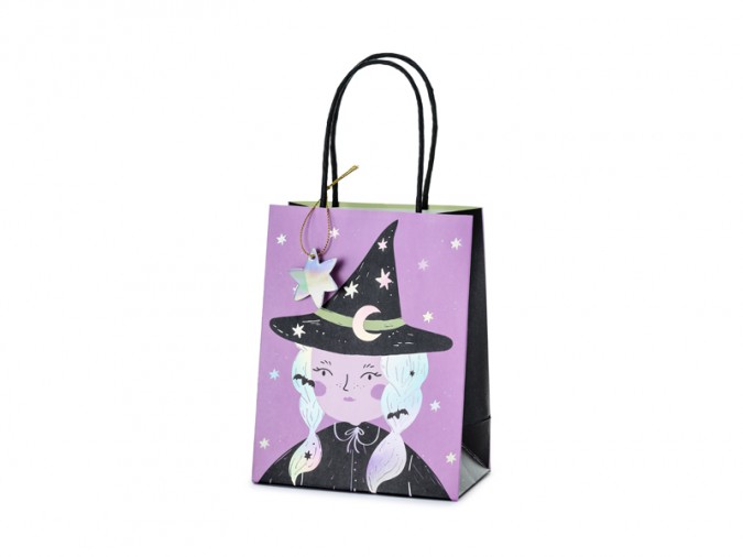 Gift bag Witch mix 8x14x18 cm