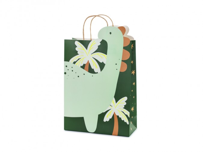 Gift bag Dinosaur 10x24x37 cm mix