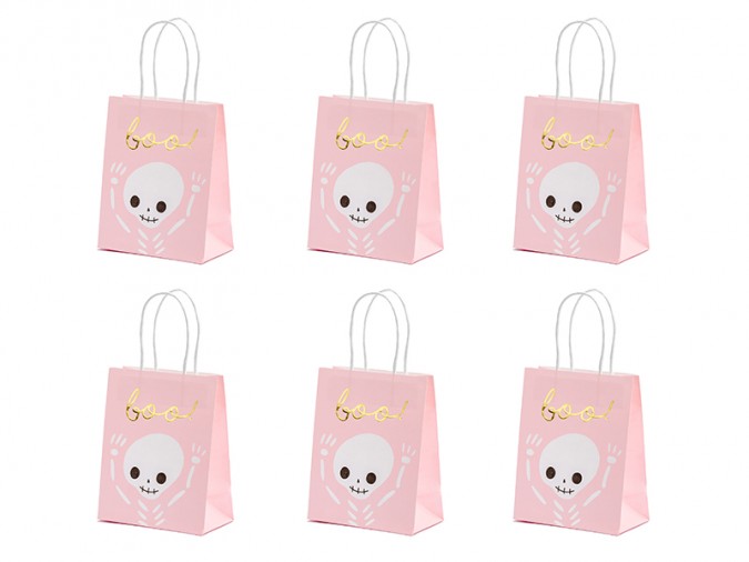 Gift bag Boo pink 14x18x8cm