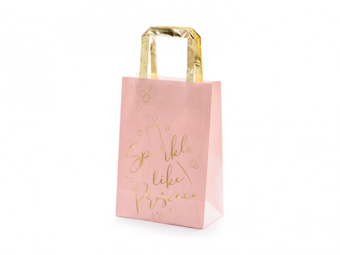 Gifts bags Prosecco pink 18x26x10cm (Set 6 bucati)