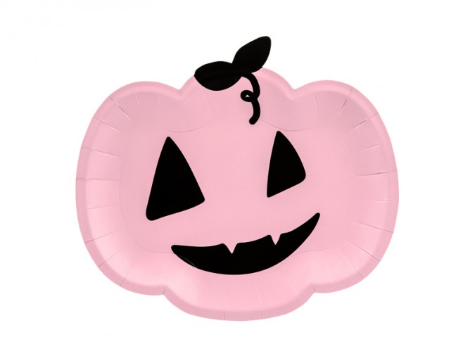 Plates Pumpkin pink 25x22cm (Set 6 bucati)