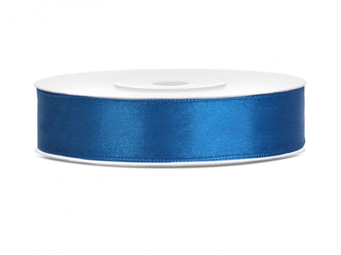 Satin Ribbon blue 12mm/25m (1 pc. / 25 lm)