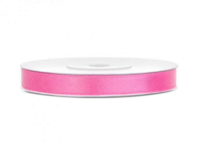 Satin Ribbon pink 6mm/25m