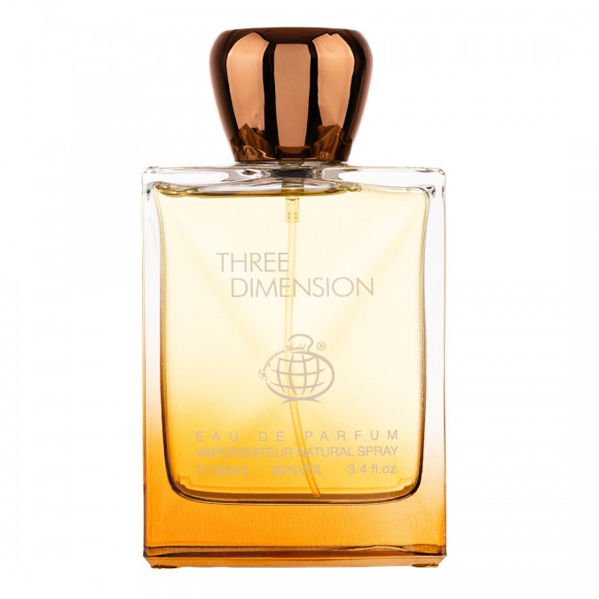 Apa de Parfum Three Dimension, Fragrance World, Barbati - 100ml