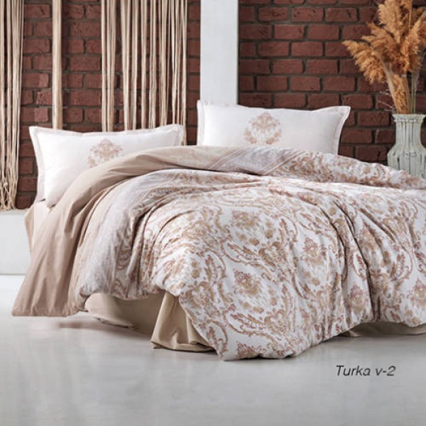 Lenjerie de pat ranforce Clasy king size (TURKA V2) [1]