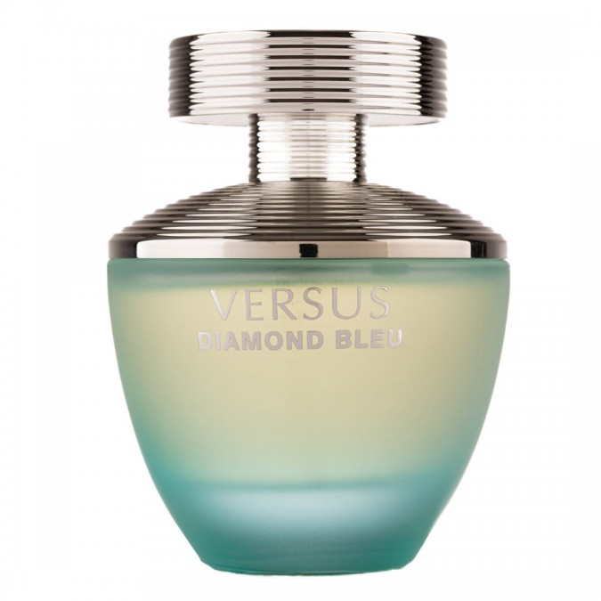 Apa de Parfum Versus Diamond Blue, Fragrance World, Femei - 100ml