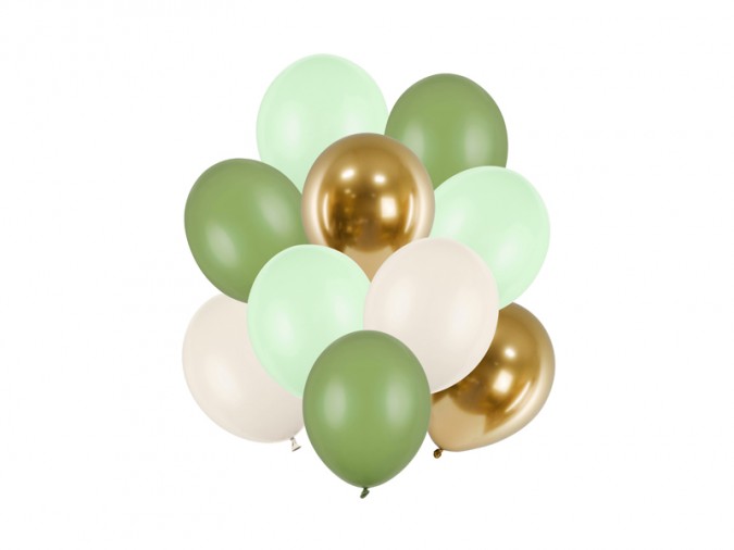 Latex balloons set mix (Set 10 bucati)