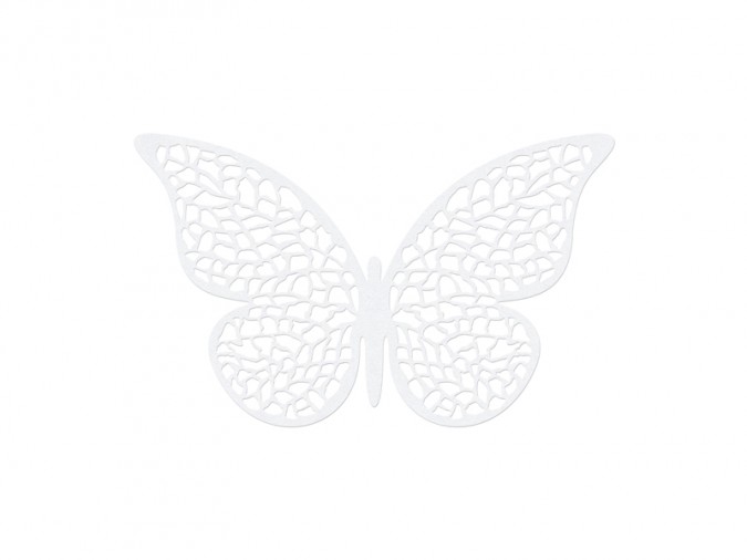 Paper Decorations Butterfly 8 x 5cm (Set 10 bucati)