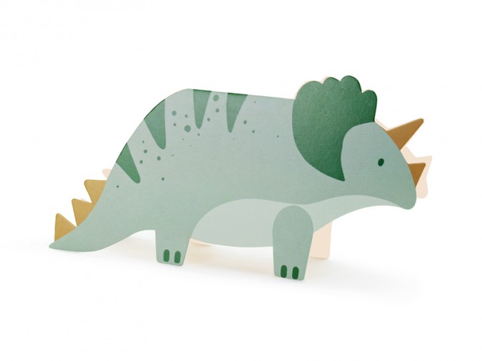 Invitations Triceratops mix (Set 6 bucati)