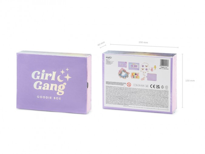 Gift Box Girl Gang Goodie Box mix 19x15x4 cm