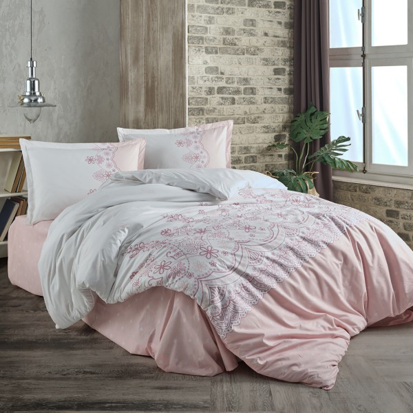Lenjerie de pat ranforce Clasy king size (ZEMDA V1) [1]