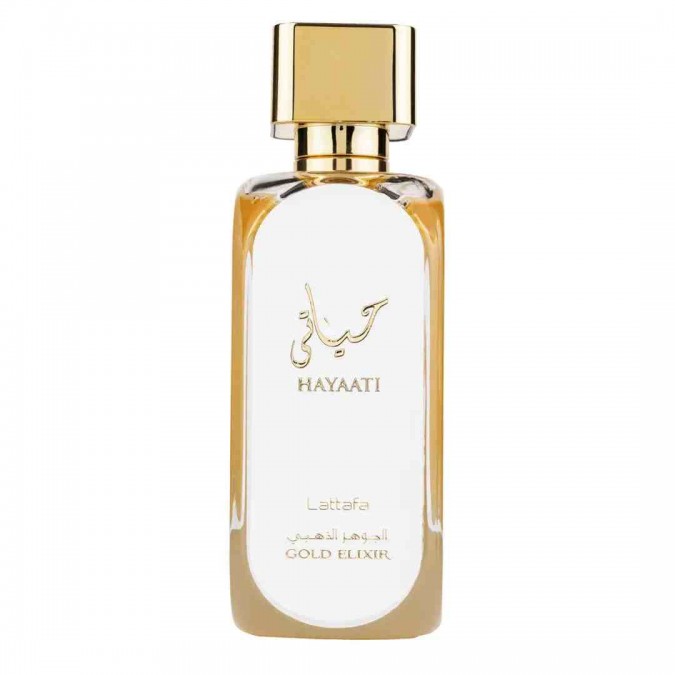 Apa de Parfum Hayaati Gold Elixir, Lattafa, Femei - 100ml