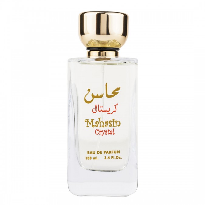 Set Mahasin Crystal Lattafa Femei Apa de Parfum - 100ml + Deo - 50ml