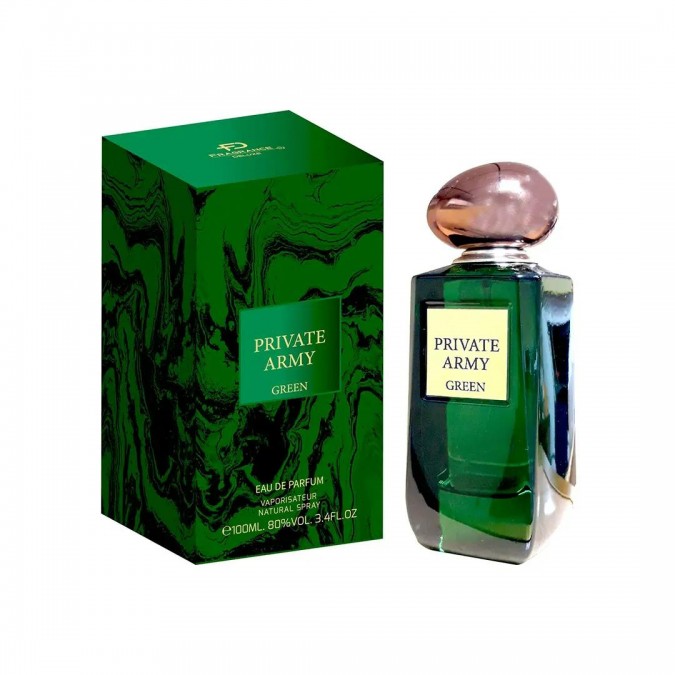 Apa de Parfum Private Army Green, Wadi Al Khaleej, Unisex - 100ml