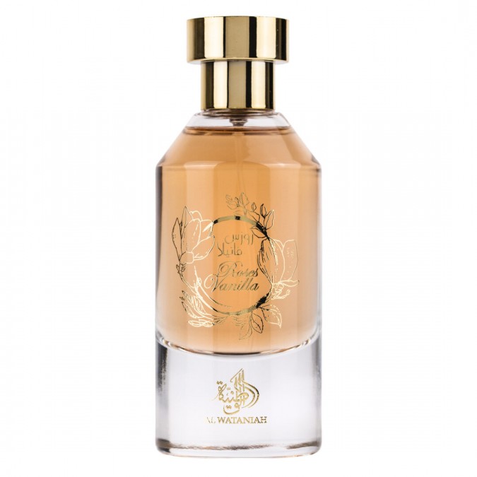 Apa de Parfum Roses Vanilla Al Wataniah Femei - 100ml
