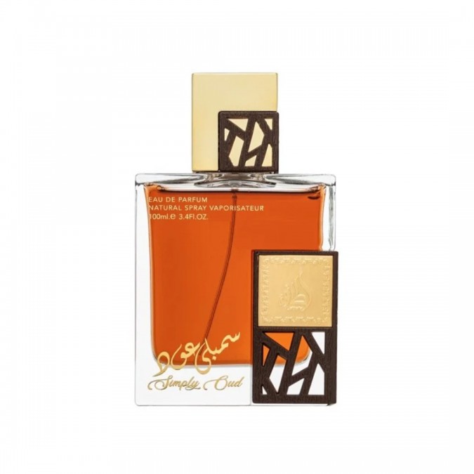 Apa de Parfum Simply Oud, Lattafa, Barbati - 100ml