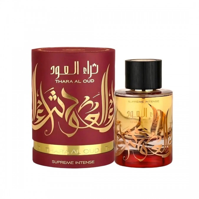 Apa de Parfum Thara Al Oud Supreme Intense  Ard Al Zaafaran  Unisex - 100ml