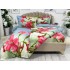 Lenjerie pat dublu, cearsaf clasic, imprimeu 3D, Verde, flori [8]