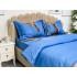 Lenjerie pat dublu (140x200cm, 160x200cm, 180x200cm), cearsaf clasic, imprimeu 3D, Bleu, vulpi [5]
